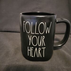 Rae Dunn Black Inspirational Mug
